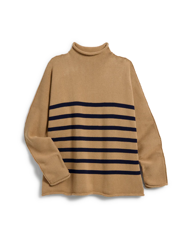 Monterey Rolled Funnel Neck Sweater