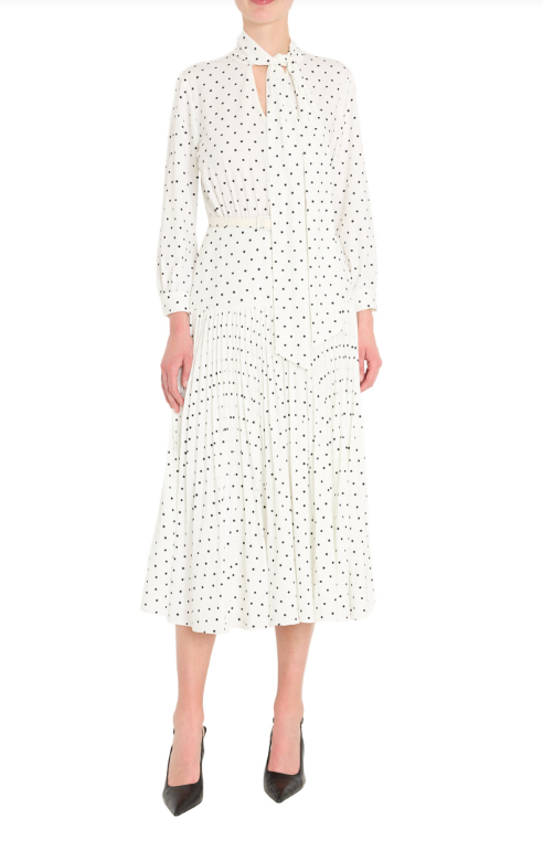 KENNEDY POLKA DOT MIDI DRESS
