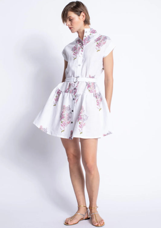 Zelie Print Mini Dress