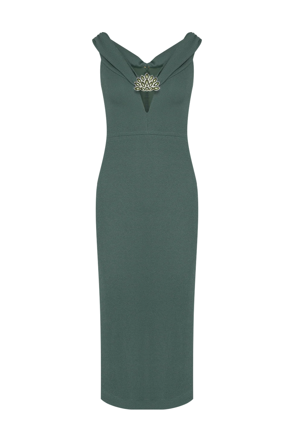 Hilda Knit Off Shoulder Midi Dress