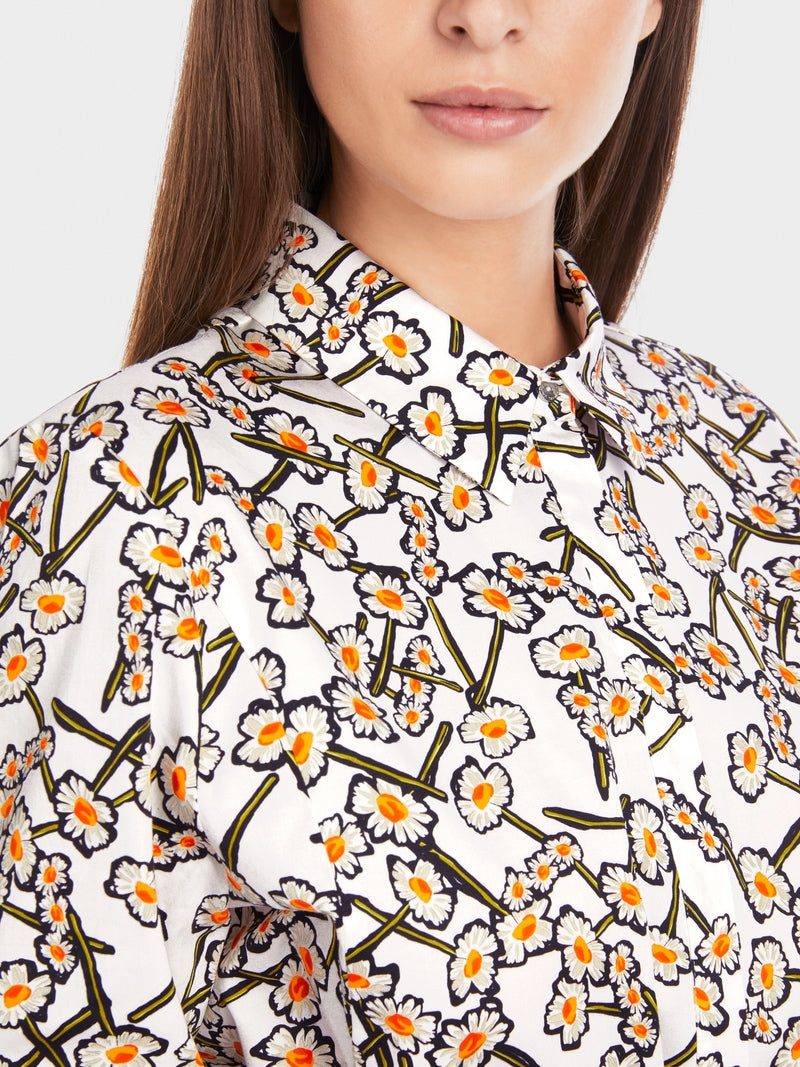 Printed Mini Shirt Dress