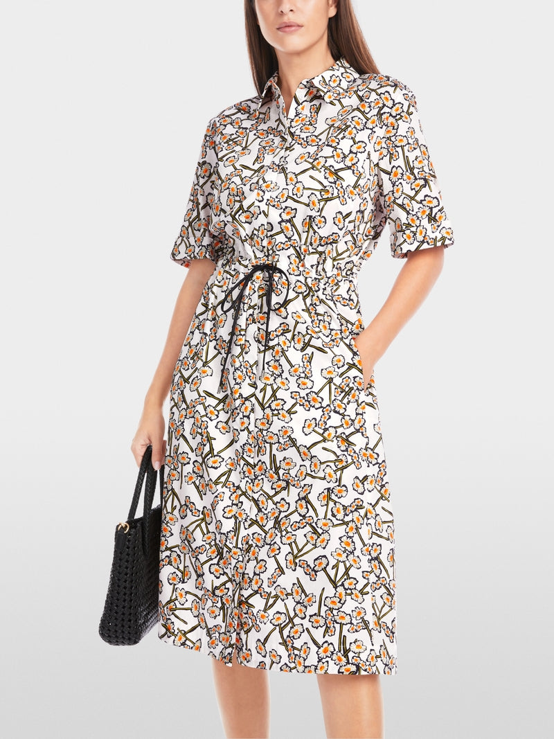 Printed Mini Shirt Dress