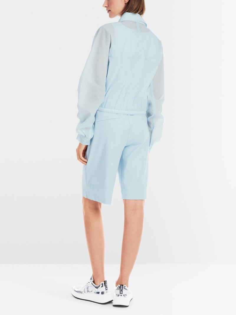 Blouse with Ruffled Sleeves