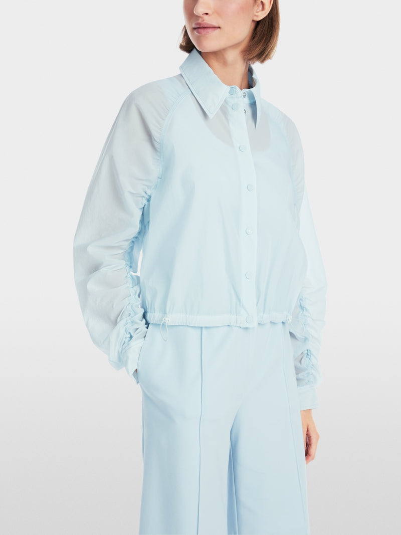 Blouse with Ruffled Sleeves